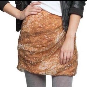 🎉J. CREW🎉CRINKLE SILK TEMPEST DRAPE MINI SKIRT🎉